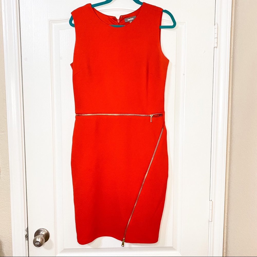 Neiman Marcus Sexy Red Sheath Dress Sz. 10